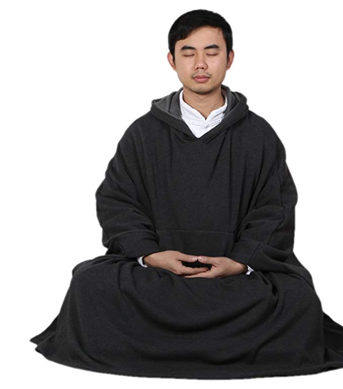 Katuo Meditation Buddhist Hooded Cloak Coat Women Men Outfit Oversize Coat