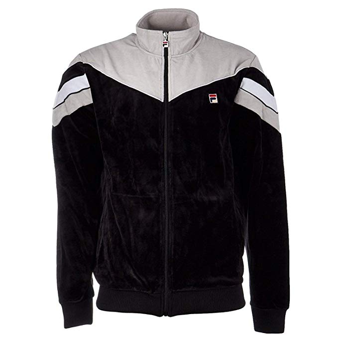 Fila Men's Contrast Yoke Velour Jacket