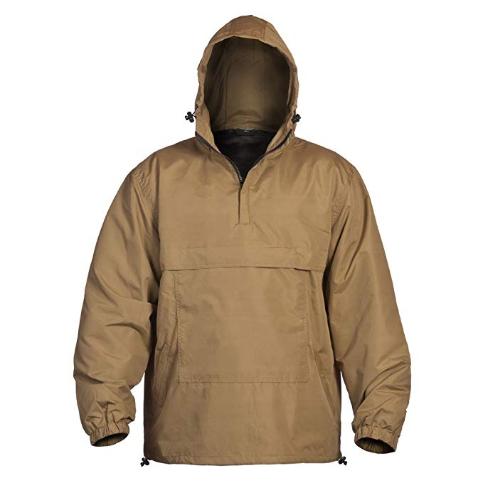 Mil-Tec Combat Summer Anorak Weather Jacket - Coyote Tan, X-Large