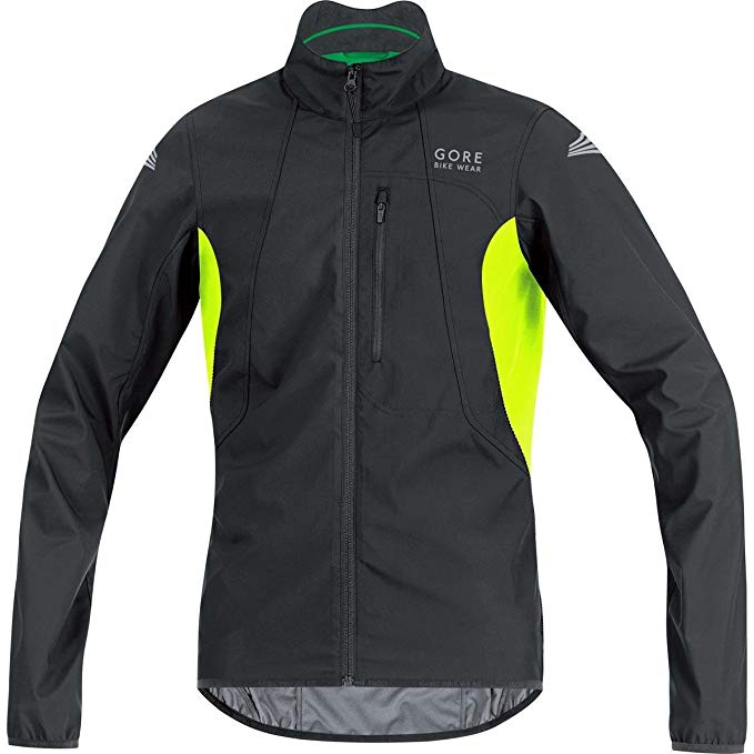 GORE BIKE WEAR Men’s Cycling Jacket, Super Light, GORE WINDSTOPPER, Jacket, Size: XXL, Black, JWELMZ