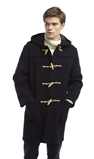 Original Montgomery Mens Wooden Toggles Duffle Coat (44, Navy)