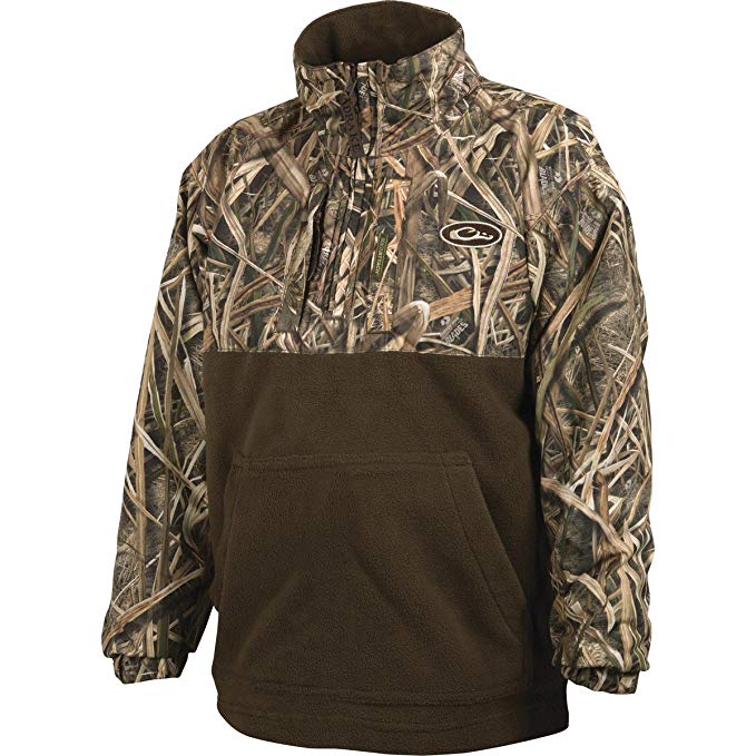 Drake Youth Max5 Camo Young Guns Eqwader Quarter Zip Pullover