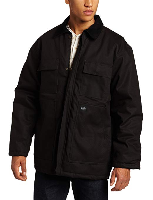 Key Apparel Men's Big & Tall Insulated Taffeta Lined Duck Chore Coat