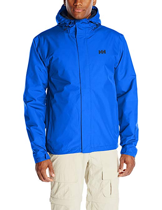 Helly Hansen Men's Seven J Insulated Waterproof, Windproof, and Breathable Rain Jacket with Hood