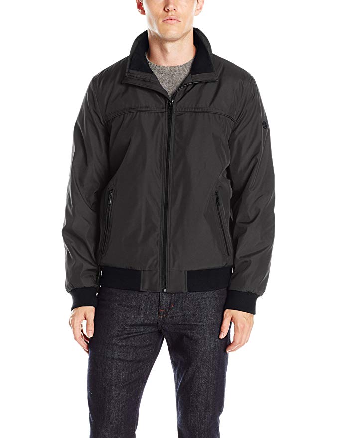 Calvin Klein Men's Poly Bonded Bomber