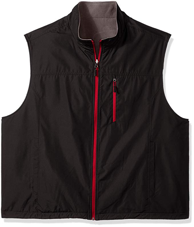 IZOD Men's Big and Tall Performance Reversible Vest