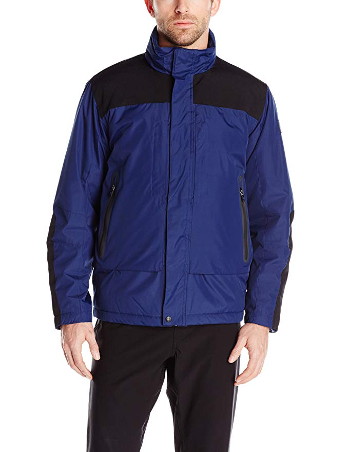 Samsonite Men's Navigator Hipster Coat with Packable Hood