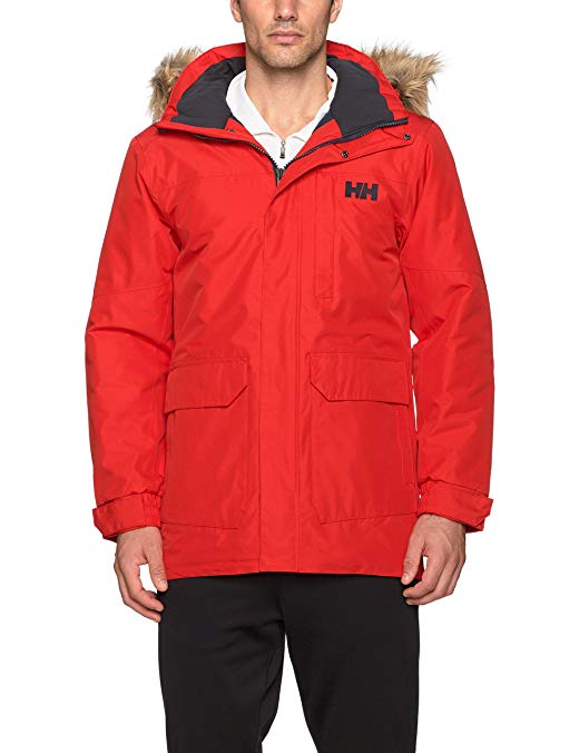 Helly Hansen Men's Dubliner Parka 100 Gram Primaloft Insulated Waterproof Windproof Breathable Rain Coat with Hood