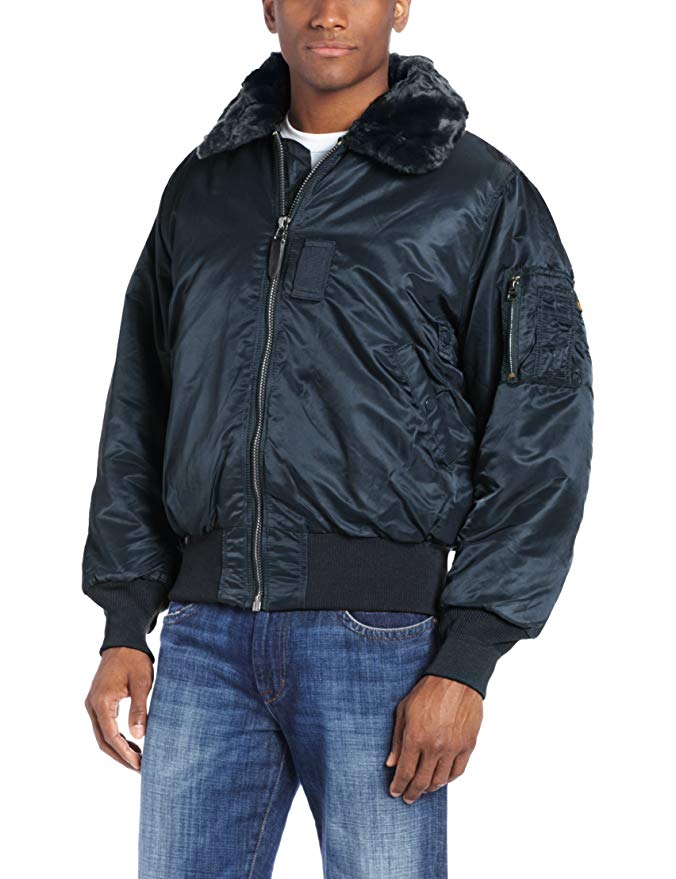 Alpha Industries Men's B-15 Nylon Flight Jacket