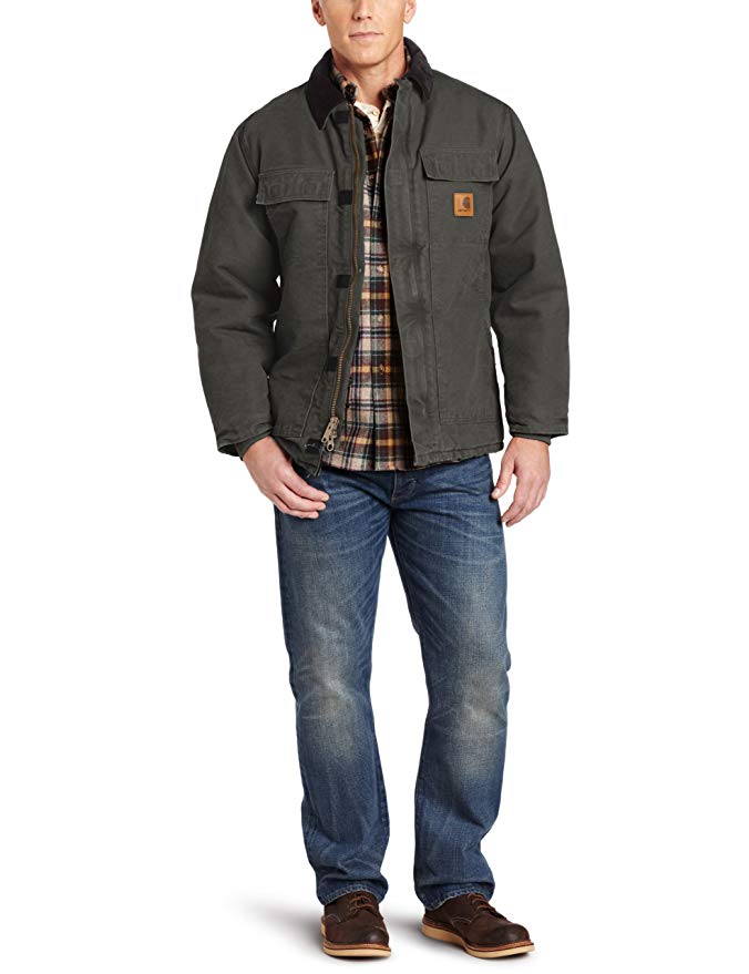 Carhartt Men's Arctic Quilt Lined Sandstone Traditional Coat C26