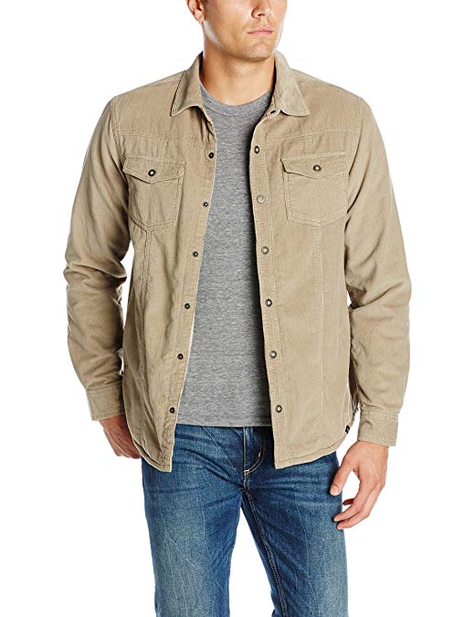 prAna Men's Gomez Long Sleeve Corduroy Jacket