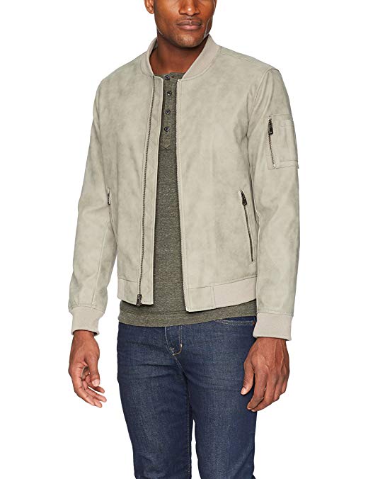 Levi's Men's Faux Suede Lightweight Varsity Jacket