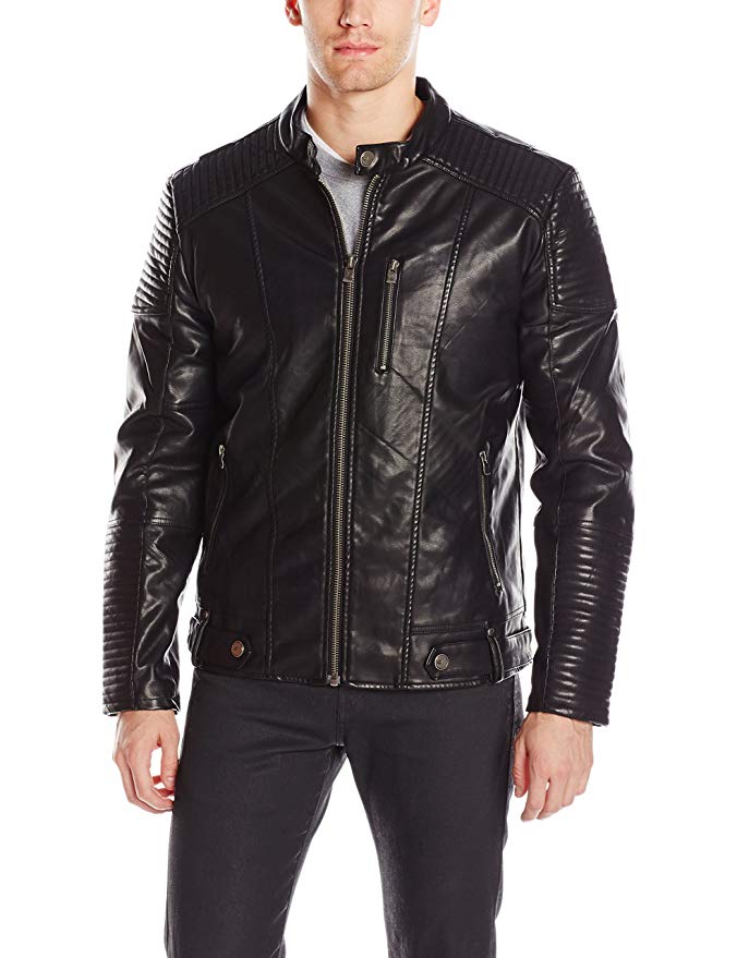 X-Ray Men's Moto Faux Leather Jacket