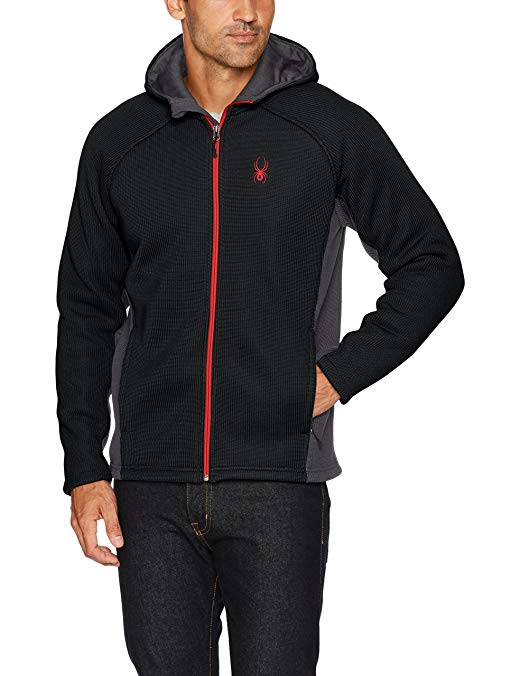 Spyder Men's Foremost Full Zip Heavy Weight Hoody Stryke Jacket