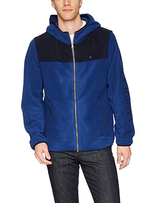 Tommy Hilfiger Men's Hooded Performance Fleece Jacket