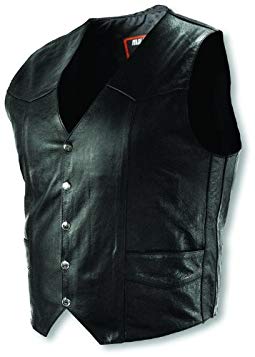 Interstate Leather Men's Basic Vest (Medium)