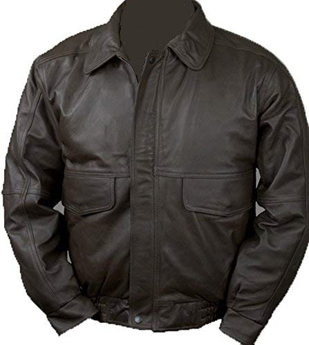 Burk's Bay Men's Napa Leather Flight Jacket