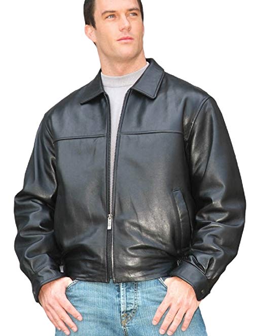 Reed Men's New Zealand Lambskin Leather Jacket