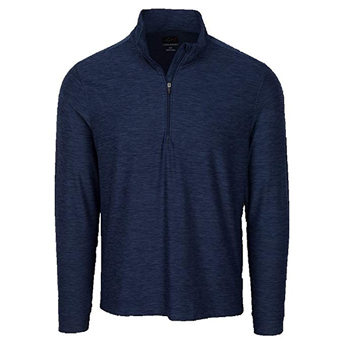 Greg Norman Heather 1/4-Zip Mock