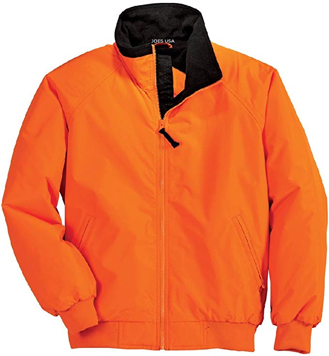 Joe's USA Heavyweight Fleece Lined Water-Resistant Jackets in 16 Colors-XS-6XL