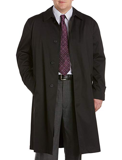 Jean Paul Germain Big and Tall Buster Three-Season Overcoat