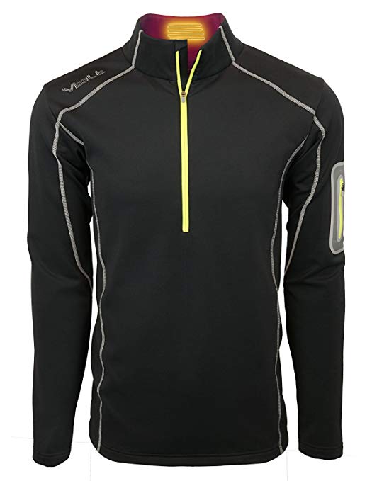 VOLT Mens 5V Heated Thermal Half Zip Perfect for Warming Your Body's Core