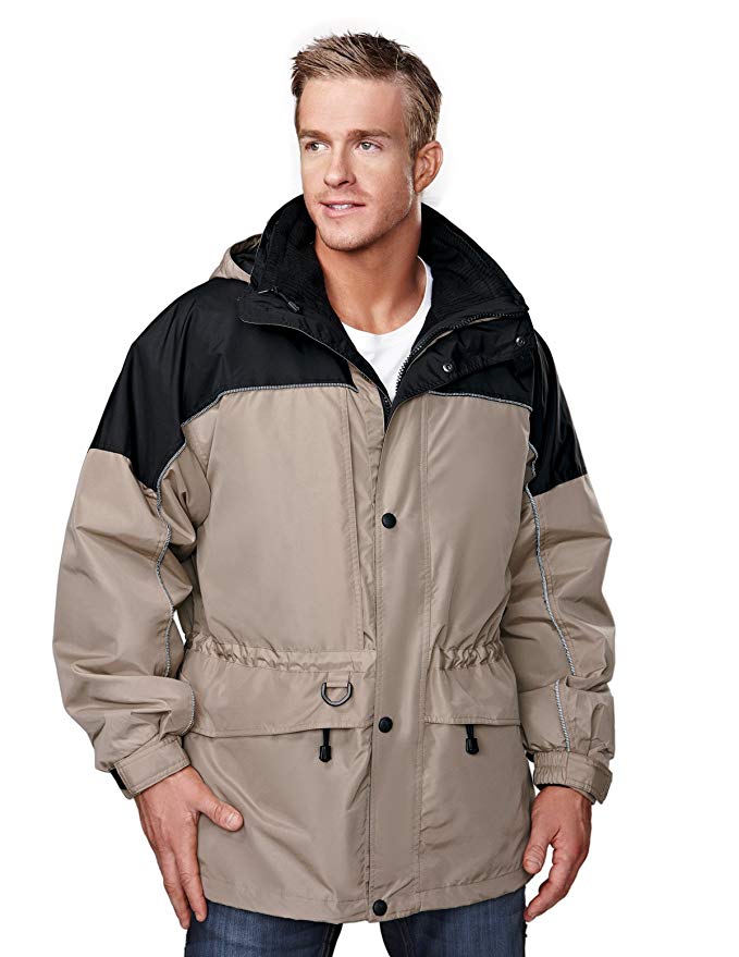 Tri-Mountain 3-in-1 System Coat w/Optional Zip-Out Hood. 9100 Colorado