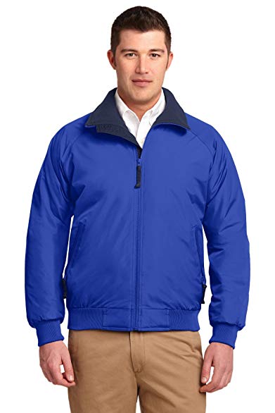 Port Authority Men's Heavyweight Water Resistant Zippered Long Sleeve Jacket