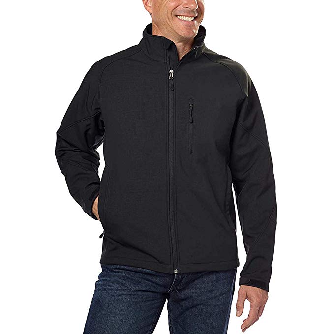 Kirkland Signature Men's Softshell 3-Layer Water Resistance Jacket