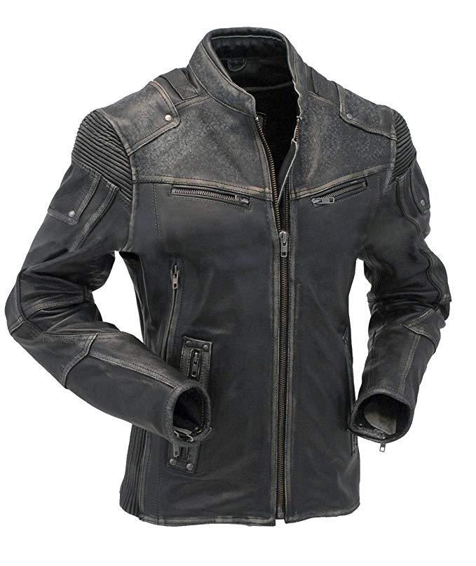 Jacket Collections Biker Style Motorcycle Cafe Racer Vintage Distressed For Sale On Amazon