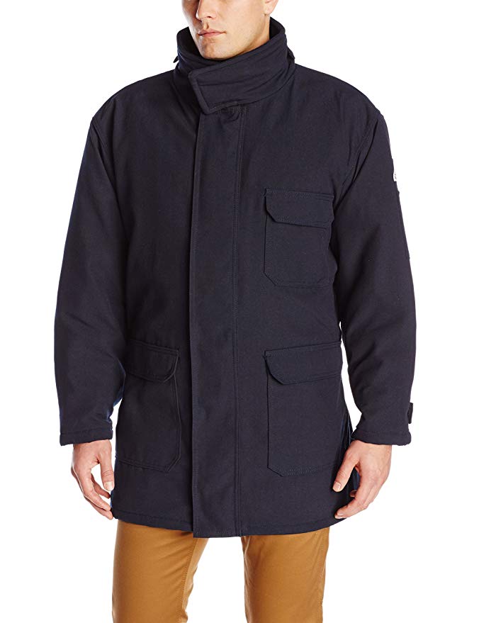 Bulwark JNP2NV Men's Deluxe Parka Nomex IIIA, Knit Storm Cuff