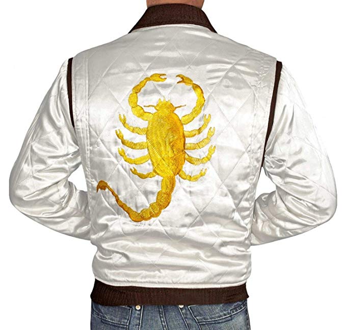 BlingSoul White Lightweight Bomber Jackets For Men