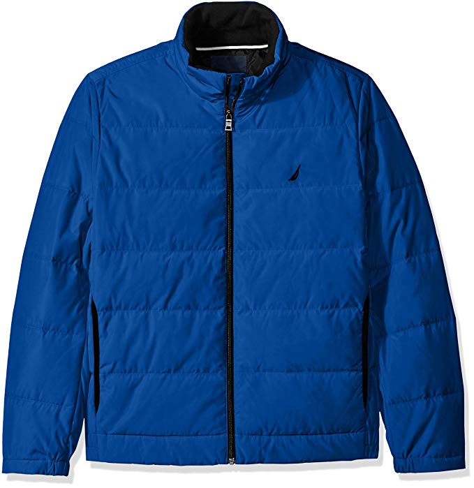 Nautica Men's Quilted Down-Blend Jacket