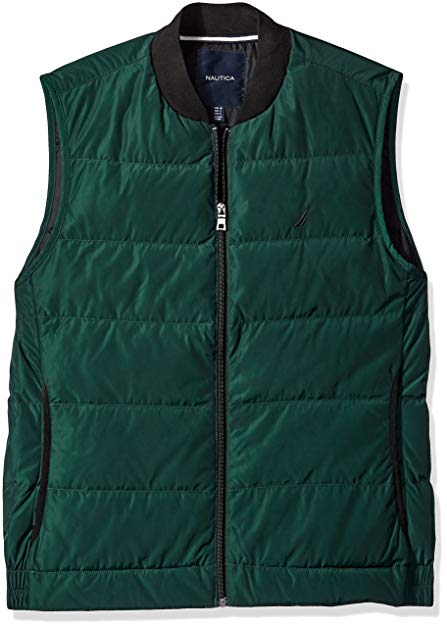 Nautica Men's Quilted Down-Blend Vest