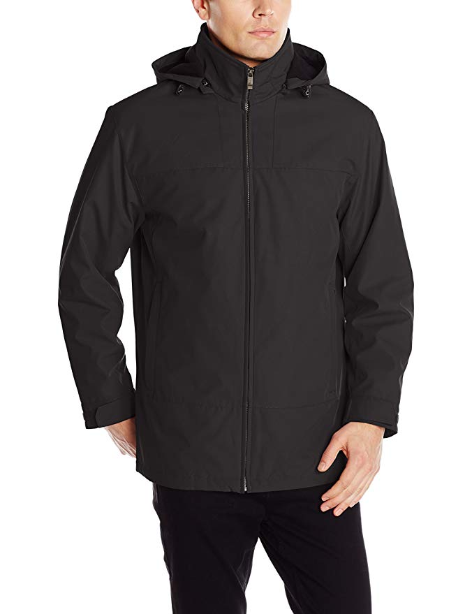 Weatherproof Vintage Men's Ultra-Tech Coat with Quilted Lining