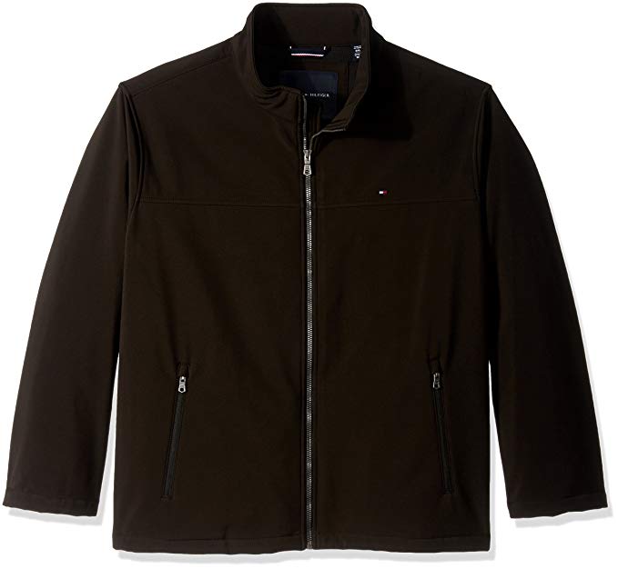 Tommy Hilfiger Men's Big Soft-Shell Classic Zip-Front Jacket