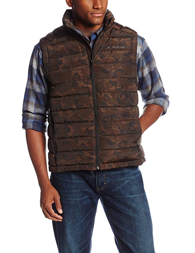 Field & Stream Men's Camo Lightweight Puffer Vest