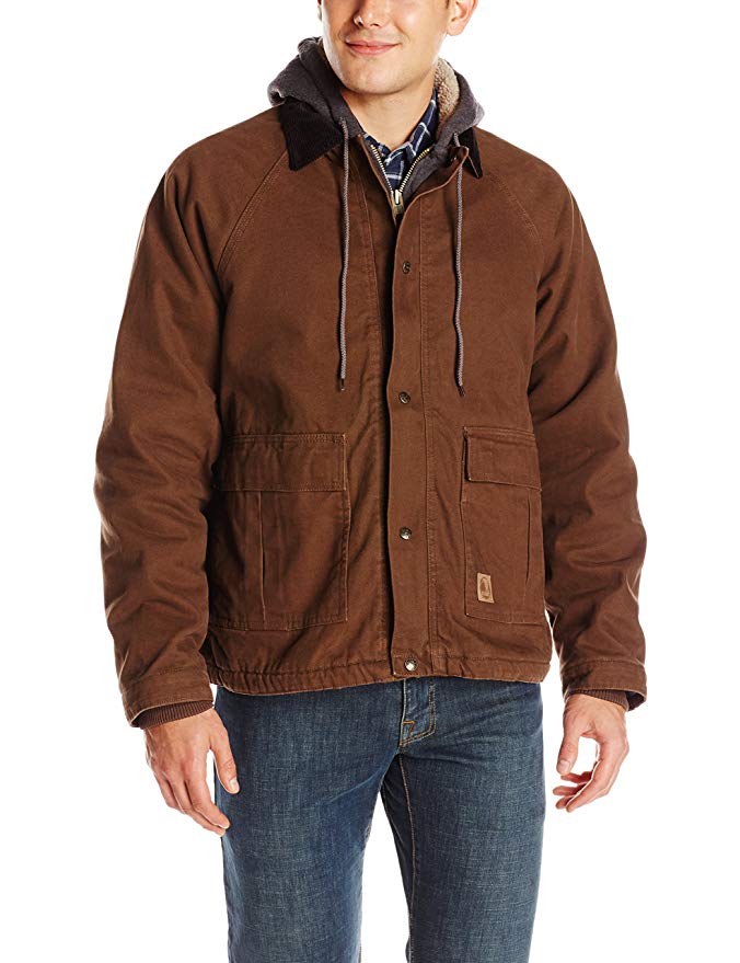 Berne Men's Washed Sherpa Lined Coat