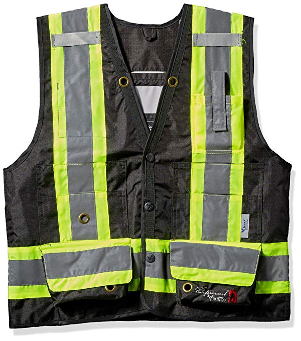 Viking Wear Professional 300D Trilobal Rip Stop Fire Resistant Surveyor Vest Size: Medium