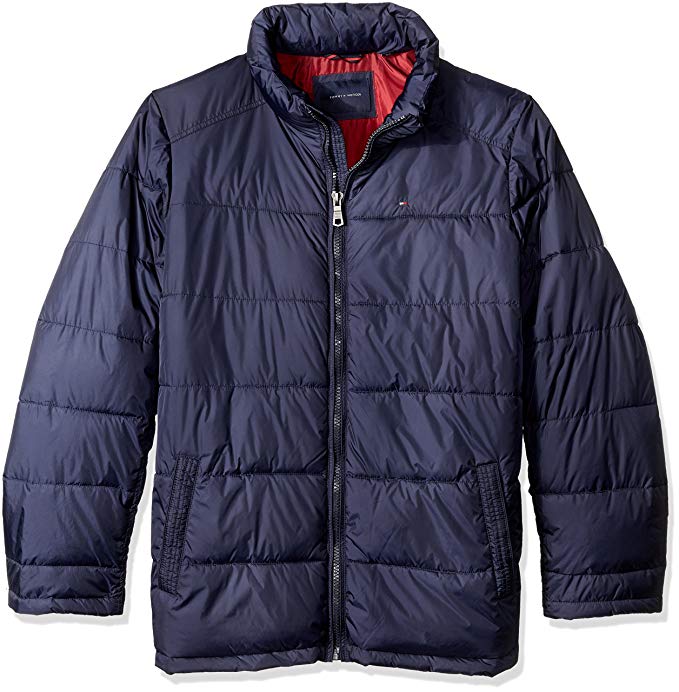 Tommy Hilfiger Men's Size Tall Down Midweight Quilted Puffer Jacket