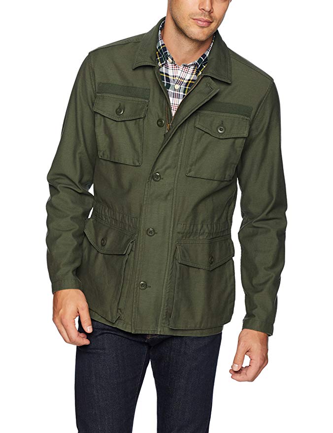 Goodthreads Men's Lightweight Military Jacket