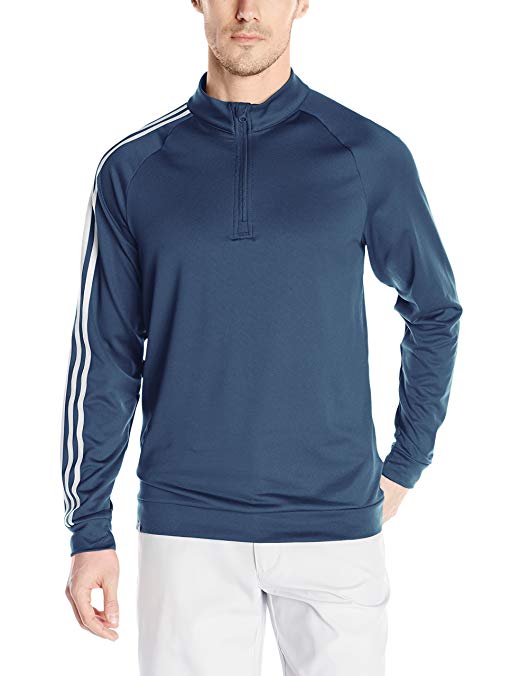 adidas Golf Men's 3-Stripes 1/4 Zip Layering Top