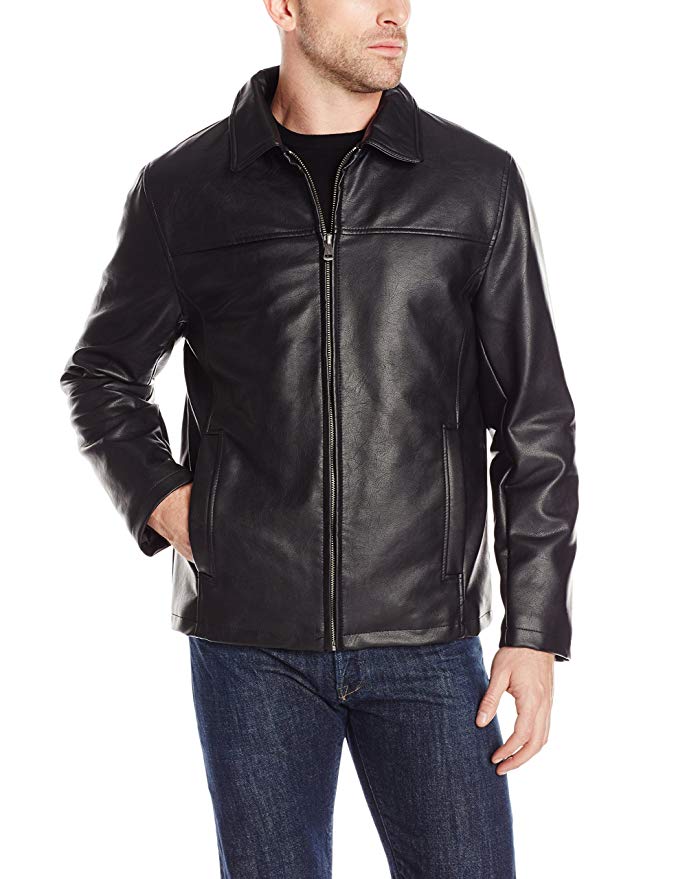 Cole Haan Signature Men's Faux-Leather Jacket