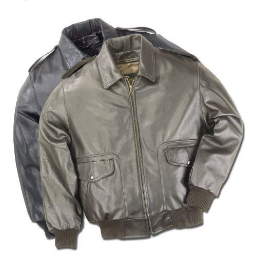 Reed Men's Bomber Leather Jacket Union Made in USA