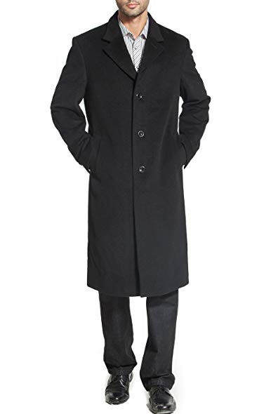 BGSD Men's 'Henry' Cashmere Blend Long Walking Coat