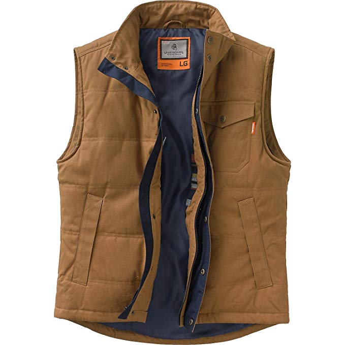 Legendary Whitetails Men's Bison Canvas Vest