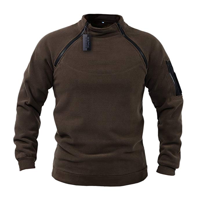 ZAPT Tactical Fleece Jacket Military Polartec Thermal Pro Thick Warm Tech Fleece