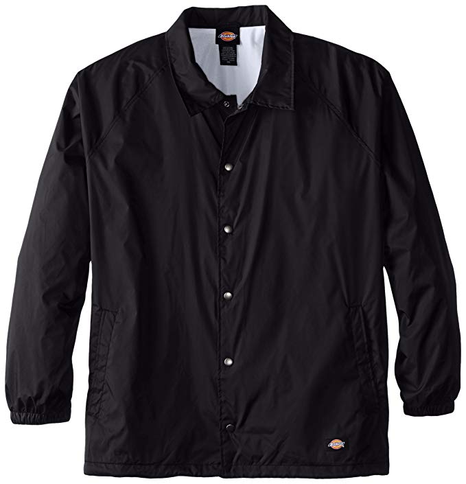 Dickies Men's Big & Tall Snap Front Nylon Jacket