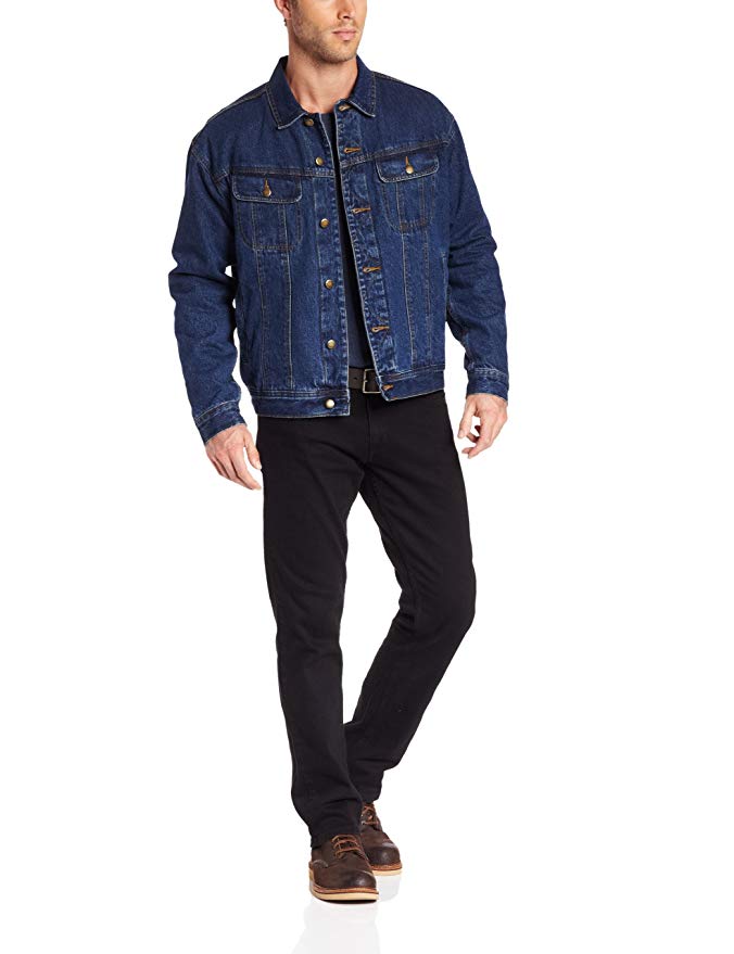 Wrangler Men's Big Rugged Wear Flannel Lined Jacket