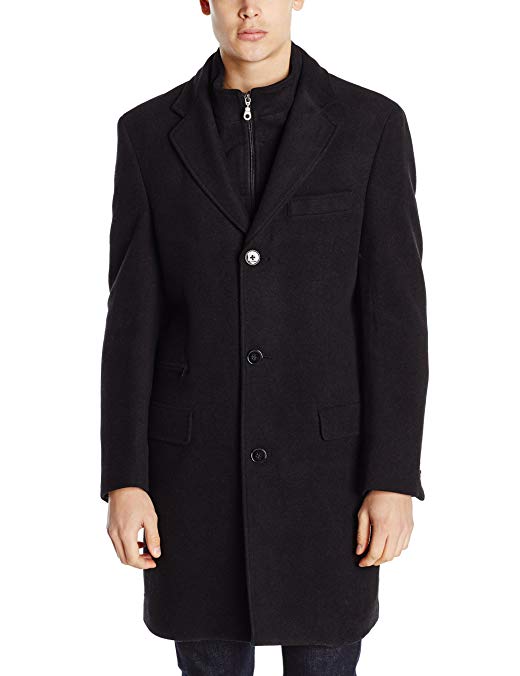 Calvin Klein Men's Modesto Wool-Blend Overcoat